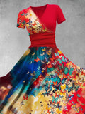 Women's Butterfly Art Maxi Dress