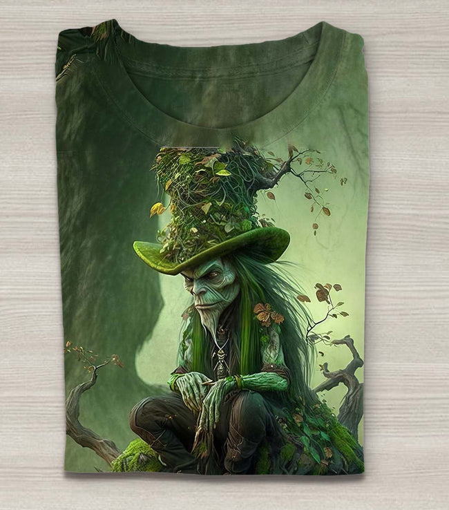 Vintage ST. PATRICK'S DAY Print T-shirt