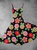 Women's Floral Print Two-Piece Dress