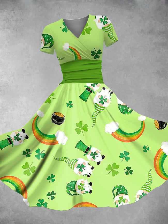 Women's Timeless Treasures St. Patrick's Day  Print Maxi Dress