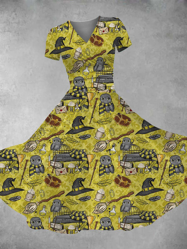 Women's Magic Print Maxi Dress