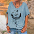 Above the Moon Printed Women's T-shirt