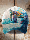 🔥Buy 3 Get 10% Off🔥Women's Resort Turtle Print Hat