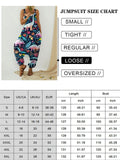 Women's Cute Dinosaur Pockets Sleeveless Jumpsuit