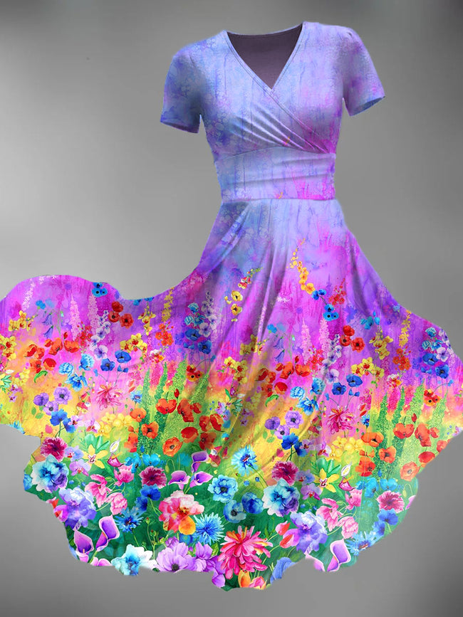 Women's Florl  Print Maxi Dress