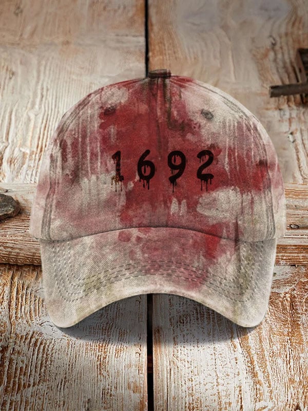 Halloween Bloody 1692 Print Hat