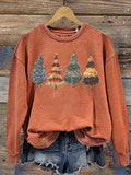 Vintage Tree Print Sweatshirt