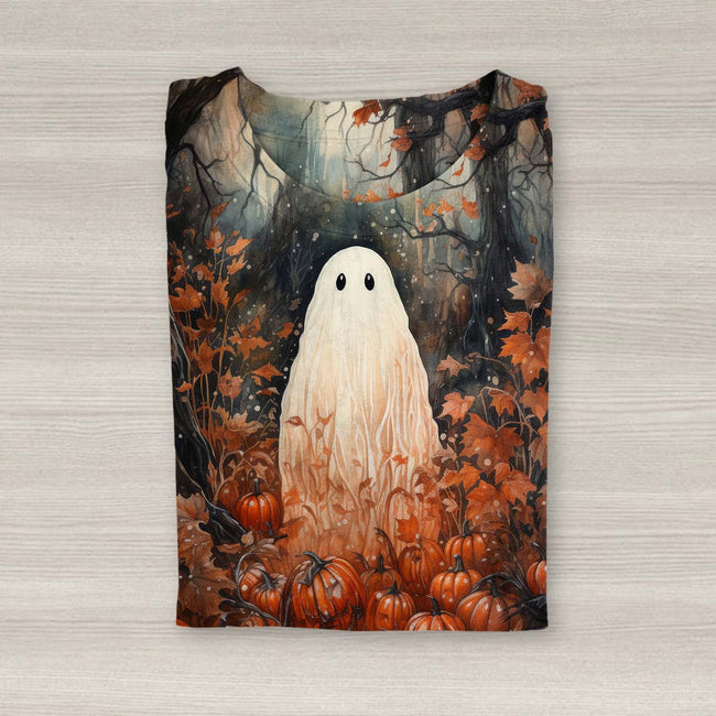 Women's Halloween Ghost T-shirt