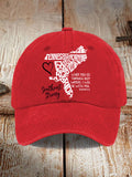 Retro Southeast Strong When You Go Through Deep Waters, I Will Be With You Isaiah 43:2 Tennessee Georgia, South Carolina, North Carolina, , Virginia, Florida Print Baseball Cap