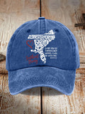 Retro Southeast Strong When You Go Through Deep Waters, I Will Be With You Isaiah 43:2 Tennessee Georgia, South Carolina, North Carolina, , Virginia, Florida Print Baseball Cap