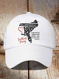 Retro Southeast Strong When You Go Through Deep Waters, I Will Be With You Isaiah 43:2 Tennessee Georgia, South Carolina, North Carolina, , Virginia, Florida Print Baseball Cap