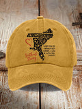 Retro Southeast Strong When You Go Through Deep Waters, I Will Be With You Isaiah 43:2 Tennessee Georgia, South Carolina, North Carolina, , Virginia, Florida Print Baseball Cap