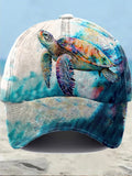 🔥Buy 3 Get 10% Off🔥Women's Resort Turtle Print Hat