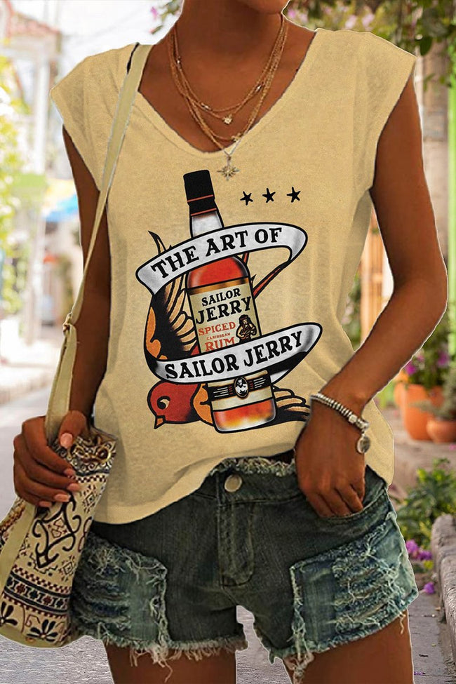 Women's The Art Of Sailor Jerry Sleeveless Tank Top