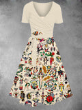 Women's Vintage Sailor Jerry Traditional Tattoo Two-Piece Dress