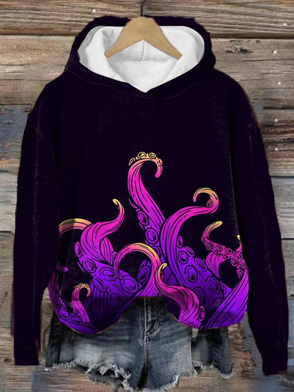 Vicious Octopus Graphic Hoodie