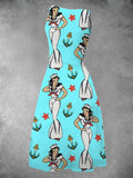 Women's Jerry’s Hello Sailor Vintage Tattoo Maxi Dress