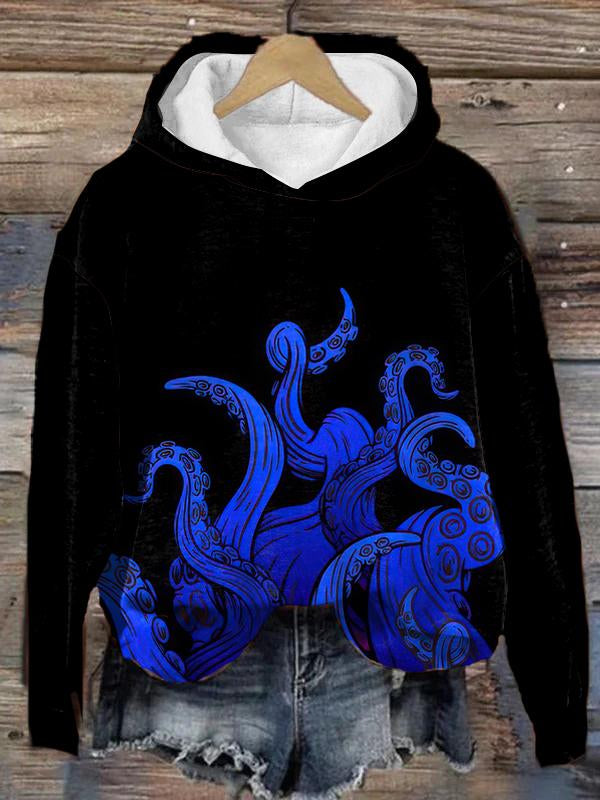 Vicious Octopus Graphic Hoodie