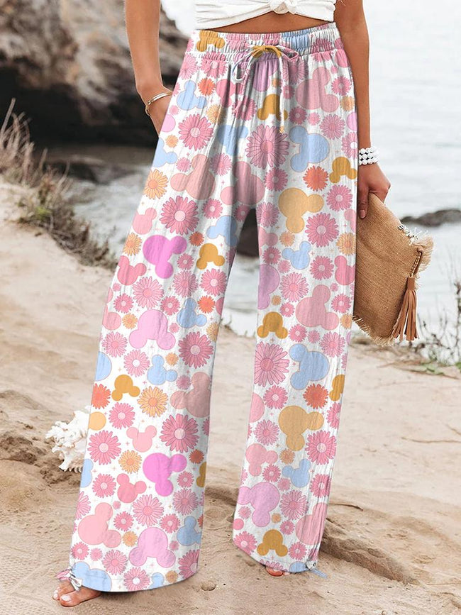 Women's Cute Cartoon Printed Casual Pants