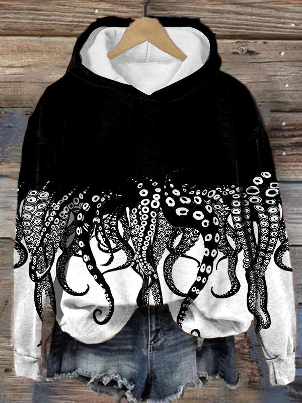 Vicious Octopus Graphic Hoodie