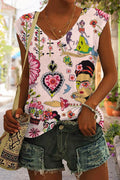 Women's Frida Folklorico Tank Top