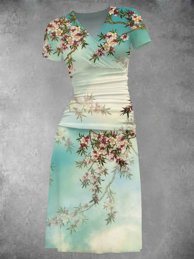 Women's Sakura Two-Piece Midi Dress Set