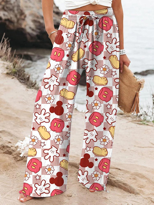 Women's Cute Cartoon Printed Casual Pants