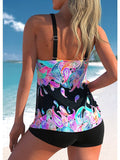 Women's Swimwear Tankini 2 Piece Plus Size Swimsuit