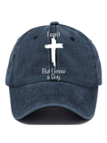 Women's Casual I Can'T But I Know A Guy Print Baseball Cap