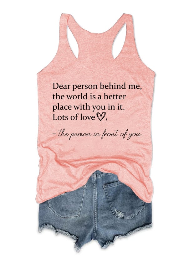 Be Kind The World Is A Better Place With You In Print Vest