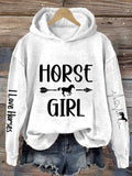 🔥Buy 3 Get 10% Off🔥Women's Heartbeat Horse Lover Casual Hoodie