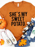 She's My Sweet Potato I Yam Matching T-shirts