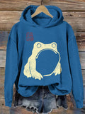 Frog Ancient Japanese Art Print Hoodie