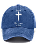 Women's Casual I Can'T But I Know A Guy Print Baseball Cap