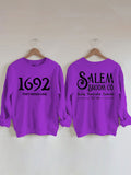 Women's 1692 Salem Witch Print Sweatshirt