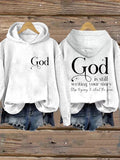 🔥BUY 3 GET 15% OFF🔥Women's God Is Still Writing Your Story Print Hoodie