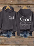 🔥BUY 3 GET 15% OFF🔥Women's God Is Still Writing Your Story Print Hoodie