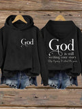 🔥BUY 3 GET 15% OFF🔥Women's God Is Still Writing Your Story Print Hoodie