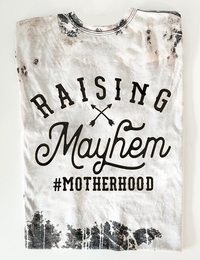 Raising Mayhem Motherhood Tee
