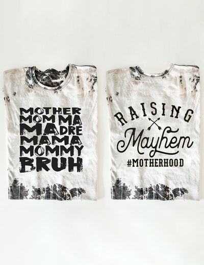 Raising Mayhem Motherhood Tee