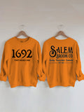 Women's 1692 Salem Witch Print Sweatshirt