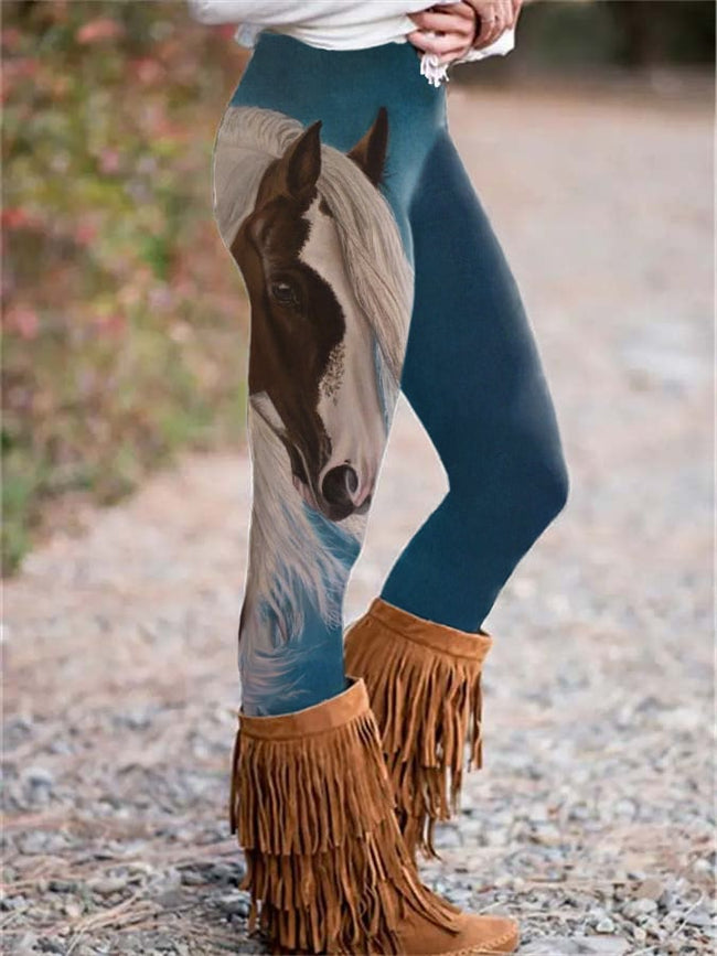 🔥Buy 3 Get 10% Off🔥Women's Western Horse Print Leggings