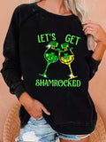 Women's Clover Print Sweatshirt