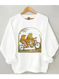 Cottagecore Aesthetic Frog And Toad Sweatshirt