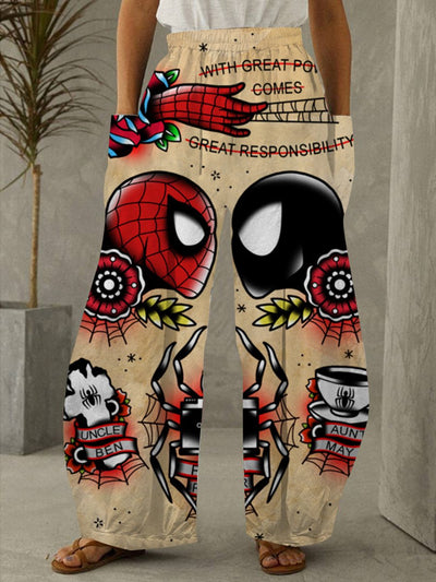 With Great Power Comes Great Responsibility Pocket Lounge Pants