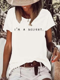 Women's I'm a Delight, Sarcastic T-Shirt