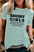 Short Girls Sarcastic T-Shirt Blouse