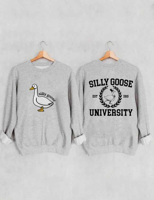 Silly Goose University Casual Sweatshirt