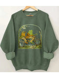 Cottagecore Aesthetic Frog And Toad Sweatshirt