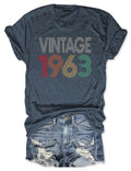 1963 Vintage 60th Birthday T-Shirt